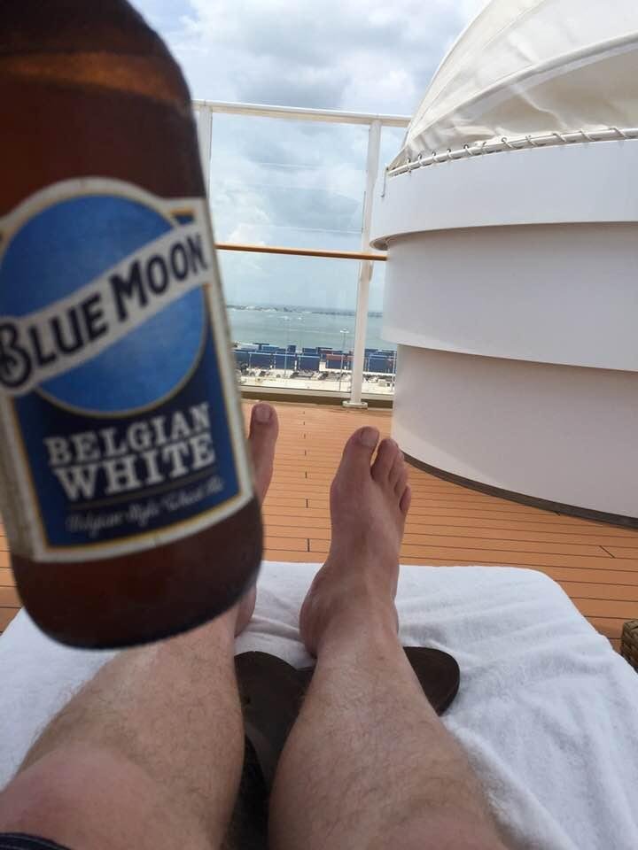 Celebratory Blue Moon
