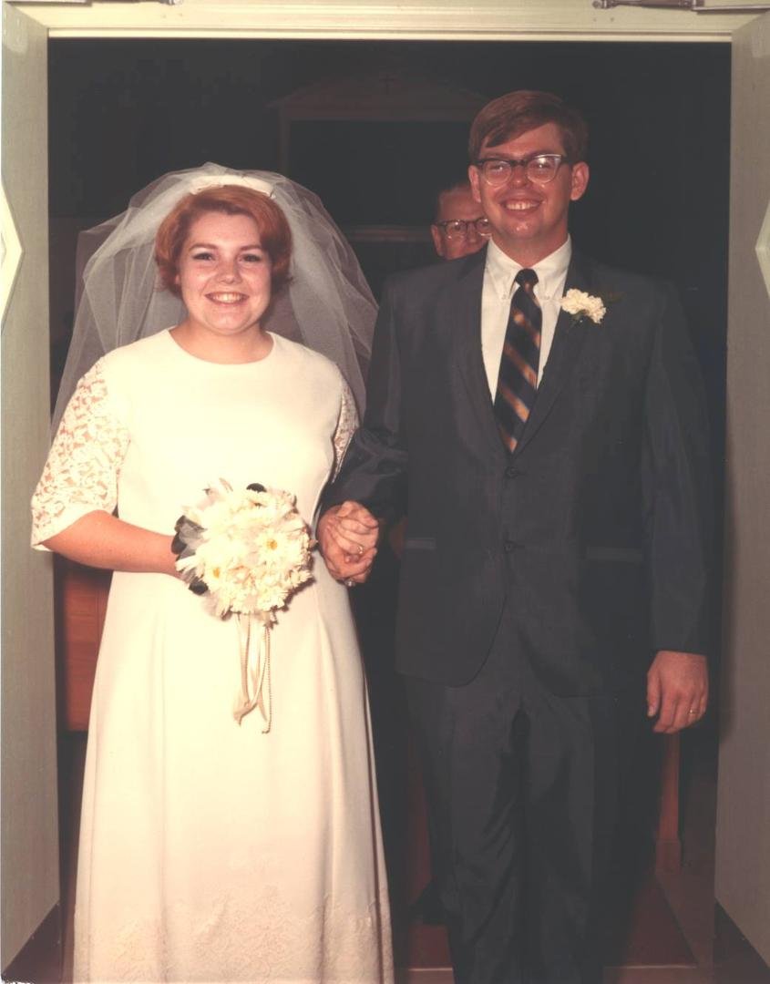 Our wedding day - July 26, 1969