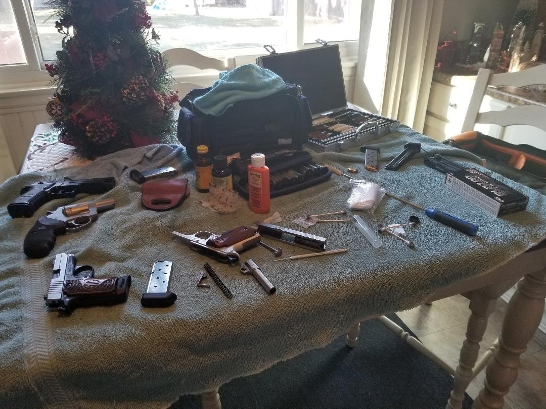 If you shoot them you have to clean them! Fun times still have a 30-30 to do.