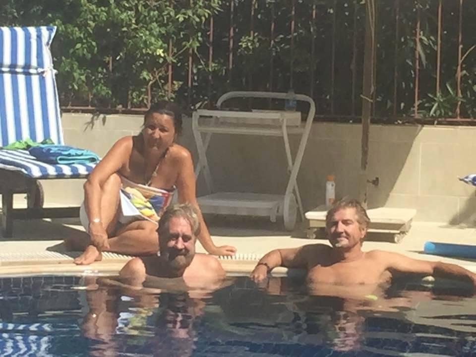 I post from a friend of mine--I hope she( Alice Owen ) doesn't mind if I share...        two high school best buddies daniel and pat(+ his wife Nurgul O. Ricks) are reunited in Antalya, Turkey, after a mere 45 years!! We ar