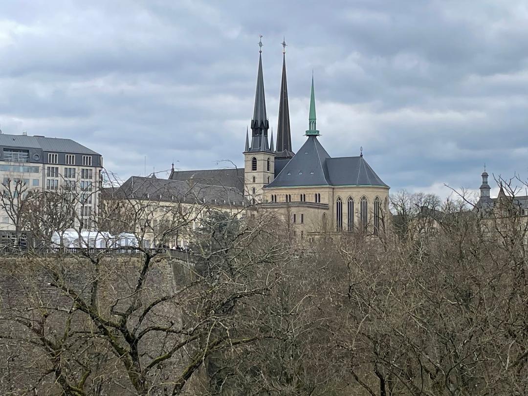 Today I was in Luxembourg. When I was a little, no more than 10 years old, my dad took his family to dinner at the home of a client of his. George W Dow made millions of dollars in oil in Long Beach and in a hotel and lum