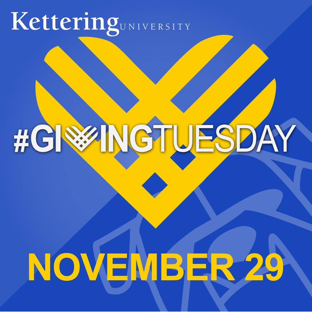 Tomorrow is Giving Tuesday.  Support your favorite organization.  Kettering Proud!