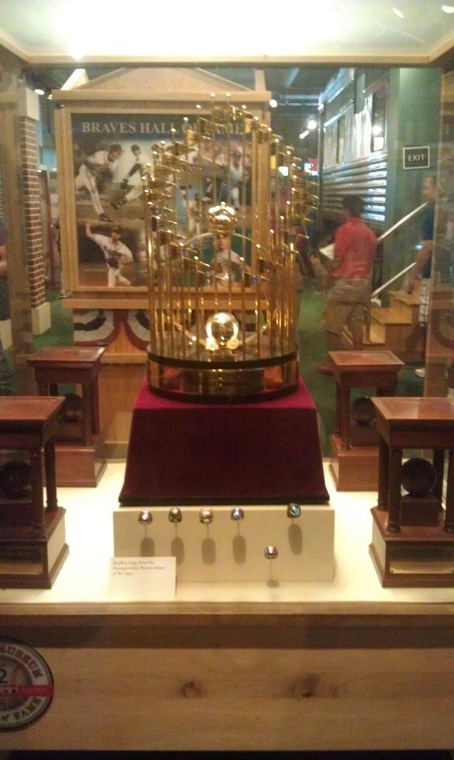 If your a baseball fan, and cant watch your team live. When in Rome I always say. What a great couple of days with my work buddy Armando, first on the 14th, Dodgers and Braves. Checked out the Braves Hall of Fame. Then on