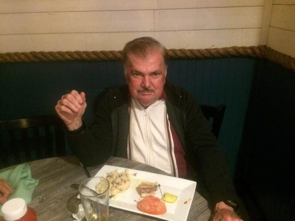 Great meal at Salt Water Grille. The rest of the table was camera shy. But we all had a great meal!