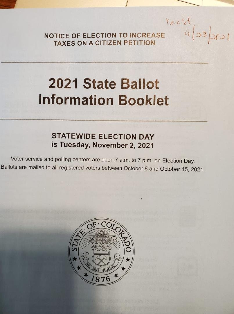 I got my election info book. Can't wait to get my mail in ballot.