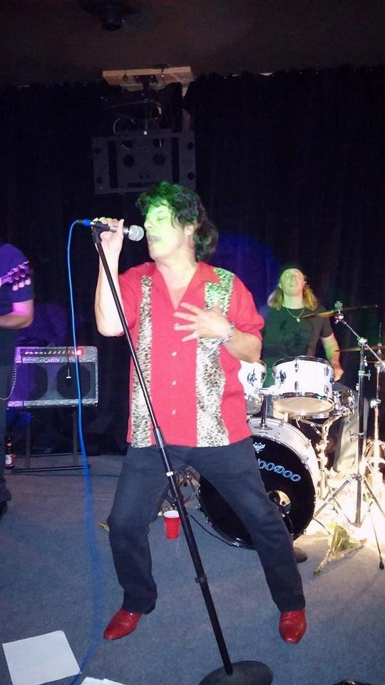 At the Railroad Saloon Livermore enjoying the tunes of my friend Gregory Correa known as the Blue VooDoo Band