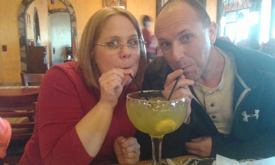 Two love birds at the mexican restaurant