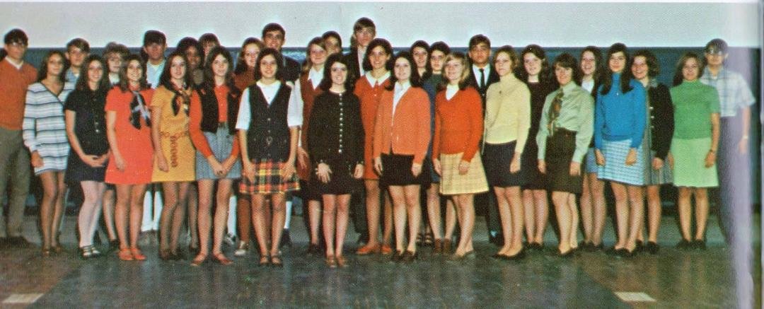 Photo from 1970 NHS Spectrum.  But I cannot remember what group this was, I was only in a few.