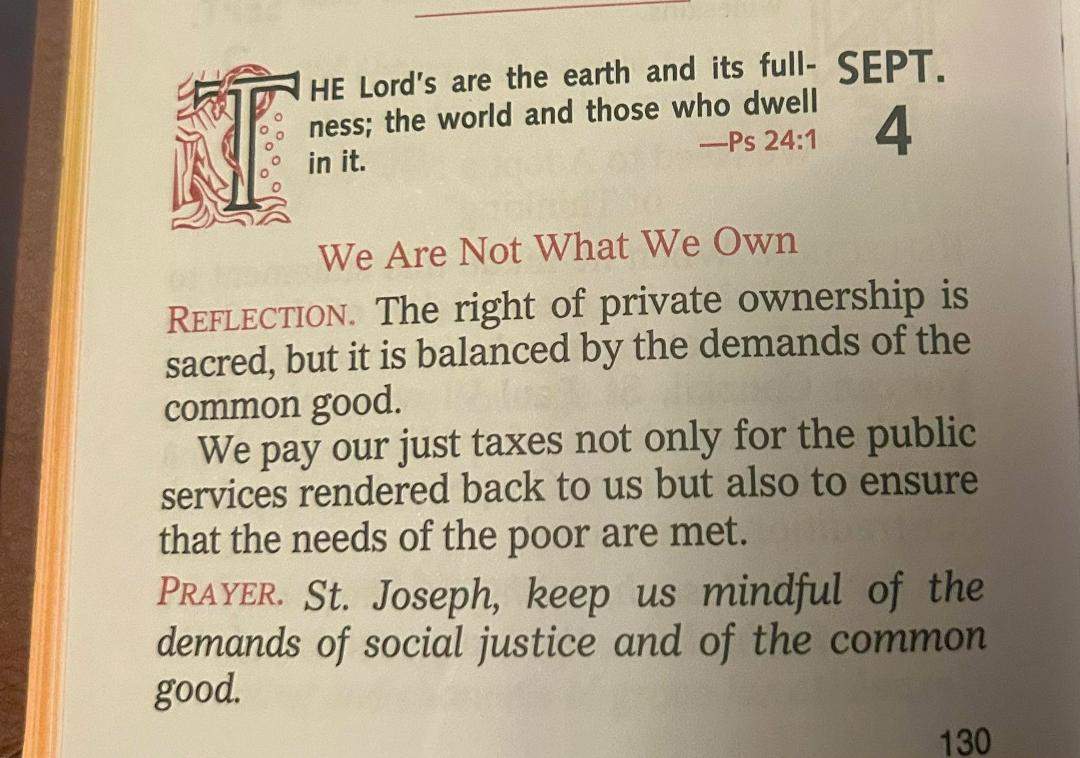 St. Joseph, keep us mindful of the demands of social justice and of the common good. 🙏🏽