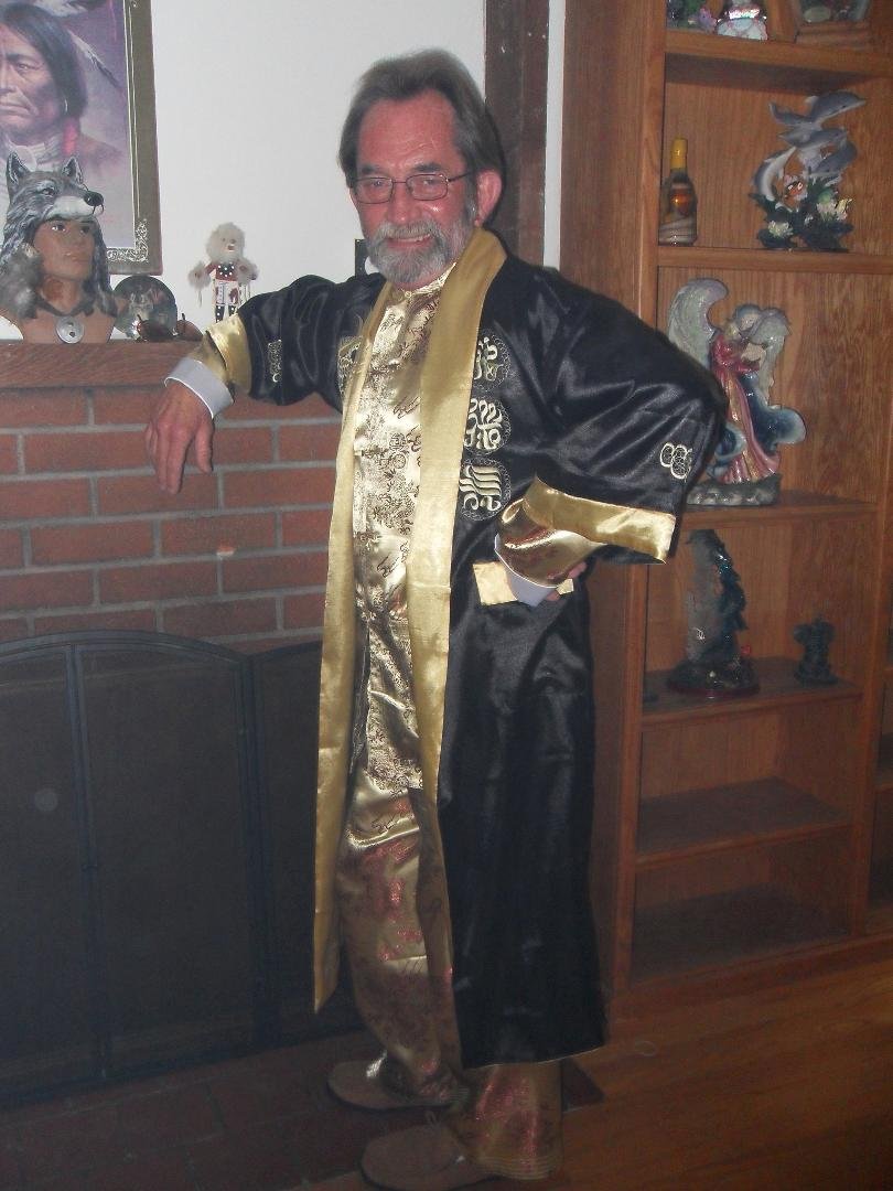 My Hugh Hefner impersonation. LOL