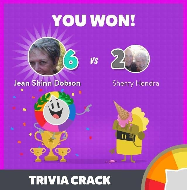 Jean Dobson's album, Trivia Crack Photos