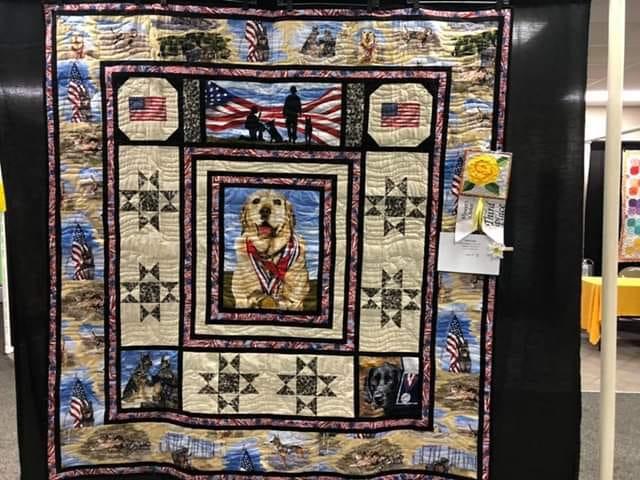 So excited. The wonderful people who attended the quilt show voted my quilt 3rd place viewers choice. Thanks and what an honor.