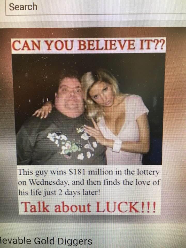 Some guys have all the luck!