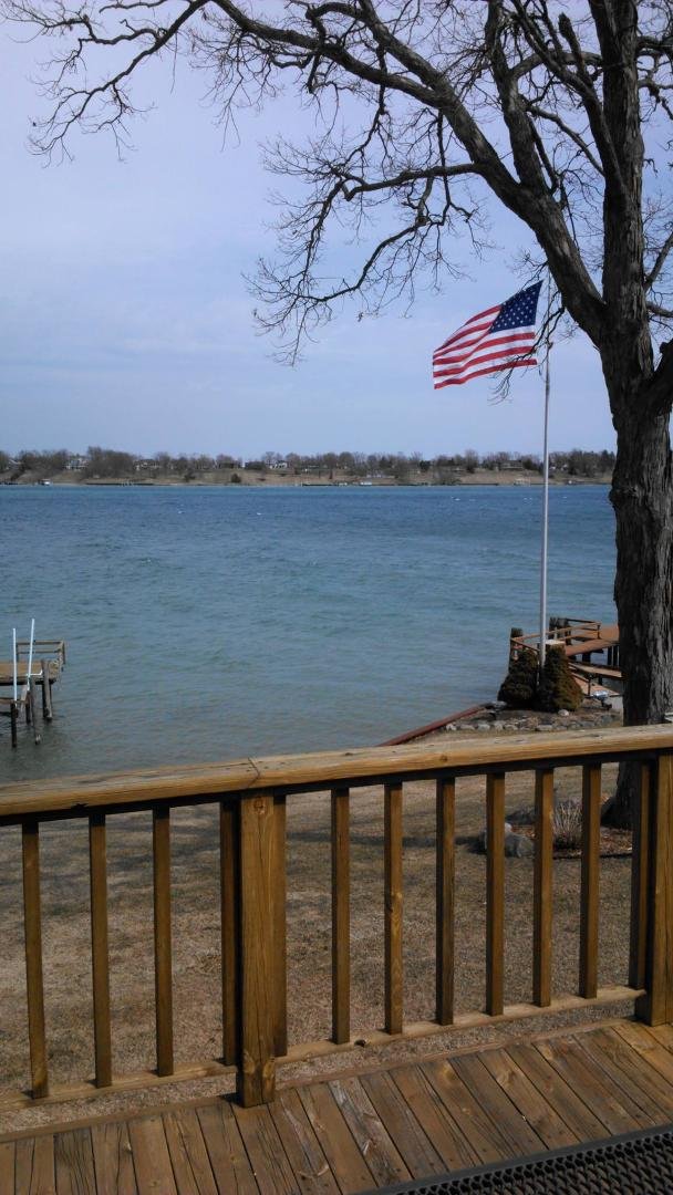 Sunny and 70. That's Canada over there. K