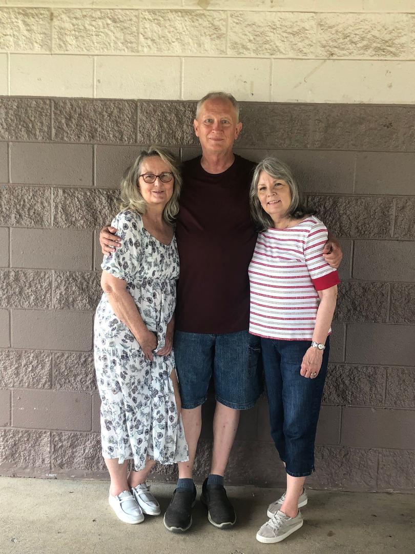 My long-time friends and sisters Susan and Diane helped boost the spirits of my family reunion. It was a special visit.