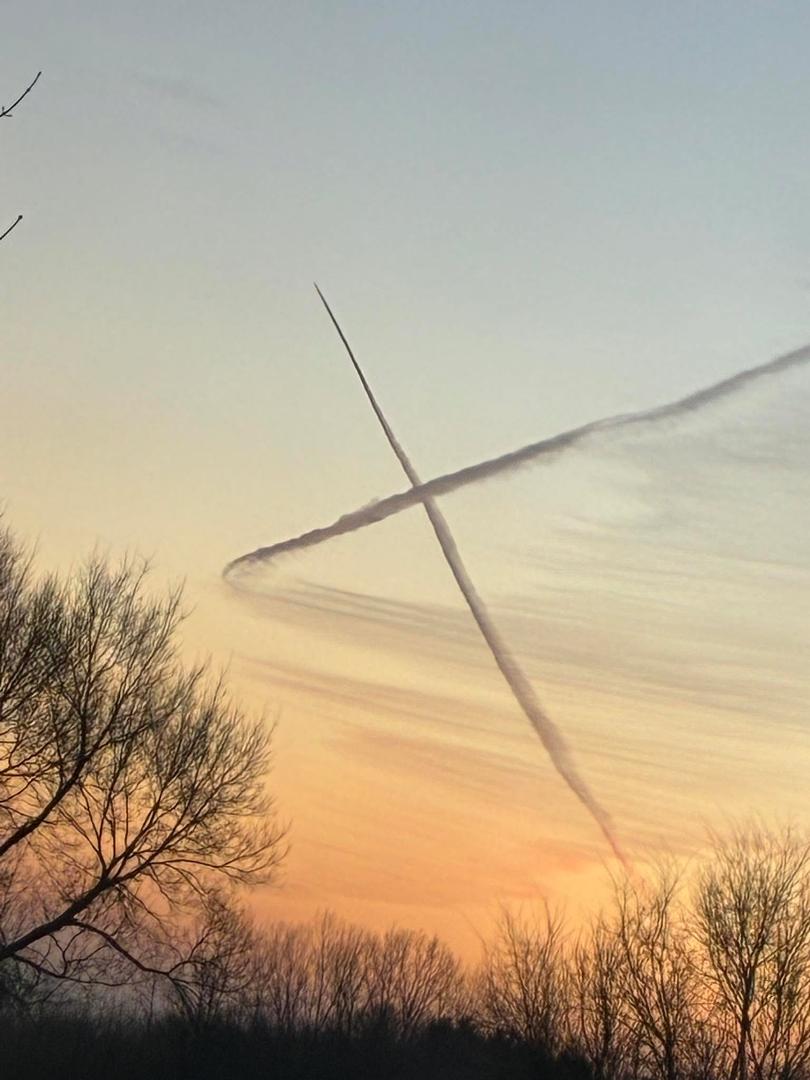 Looking out my window this morning to the east.