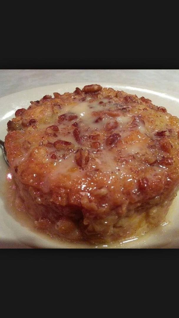 Luziana Bread Pudding with Rum Sauce from Razoos in Plano, Tx . Yum!