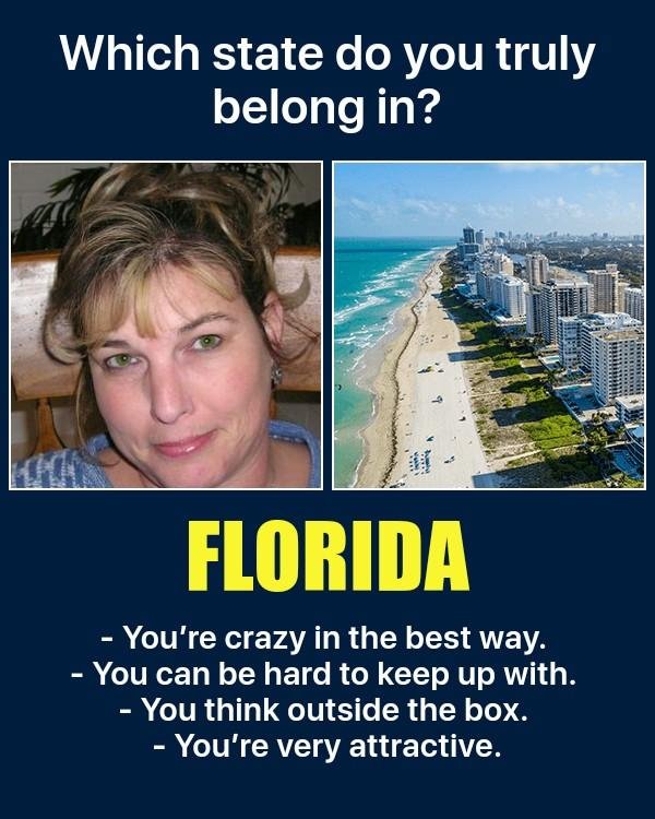 Who knew ... My brother has been trying for YEARS to get me to move to Florida, had I only known that's where I truly belonged ... Hahaha 😉