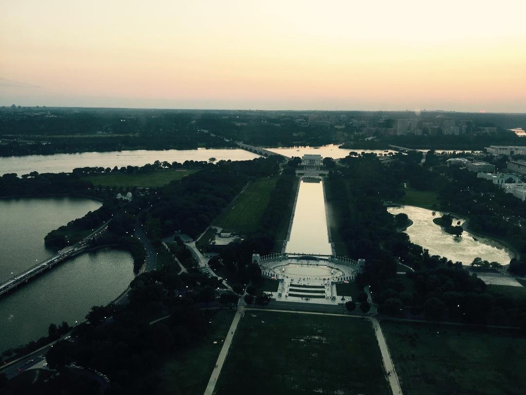 A few shots from the top of Washington monument.
