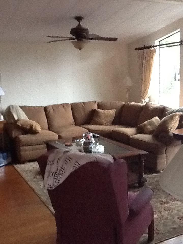 View from the front entry into the living room