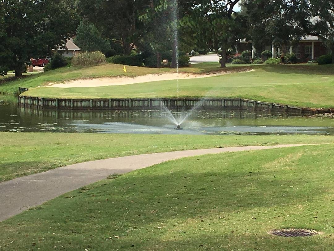 11th hole. Shalimar Pointe. A bogey waiting to happen.