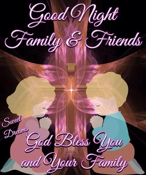 To All My Facebook Family and Friends...Have a blessed night and please let's all stay warm...
