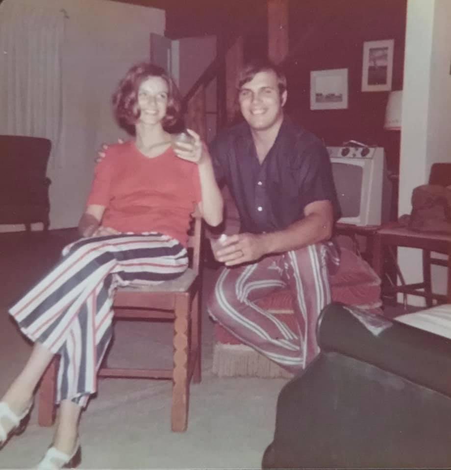 Here's a later photo of Linda and me in 1973.