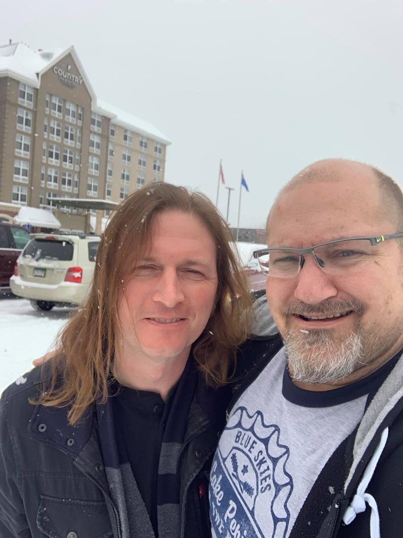 Sean Sauder met my old buddy for some lunch before leaving