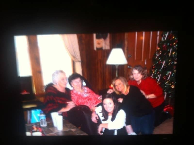 Mom being pretty Christmas