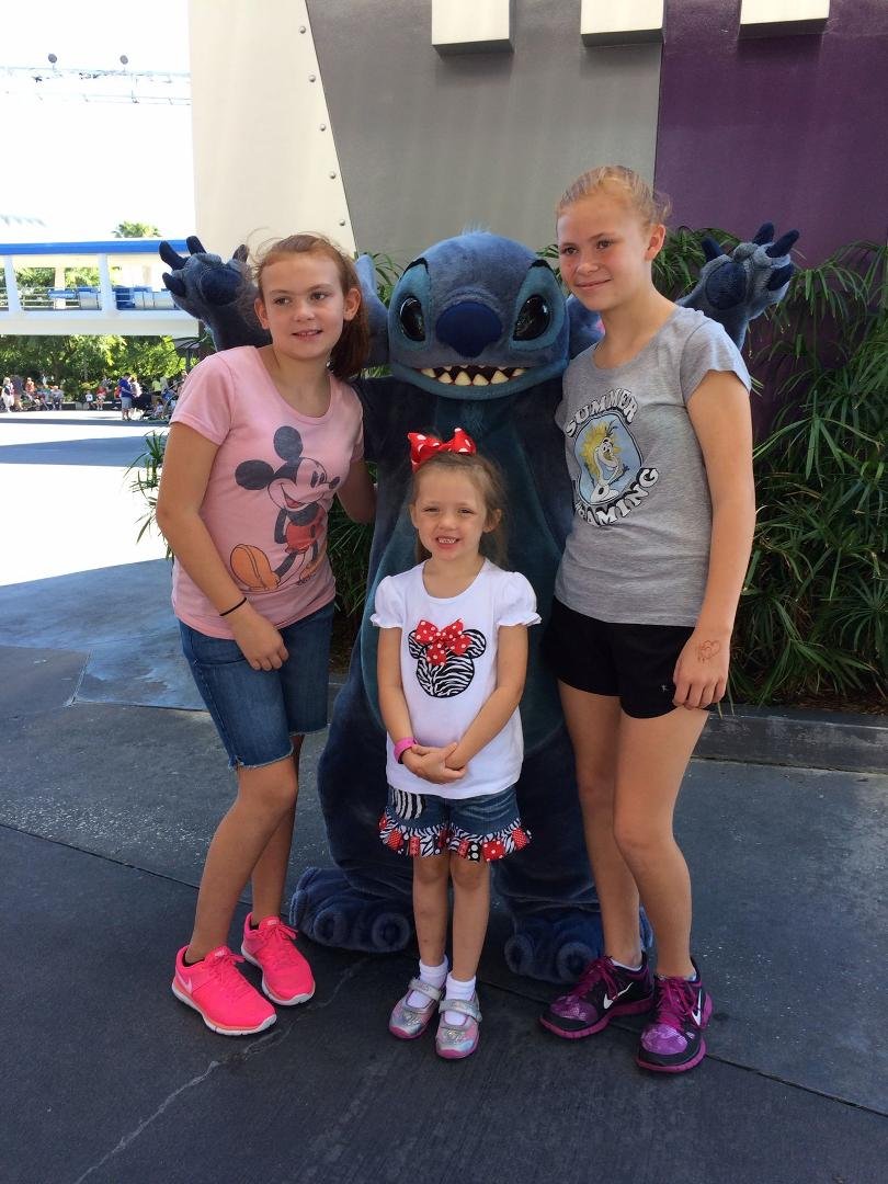 Grand kids at Disney world recently
