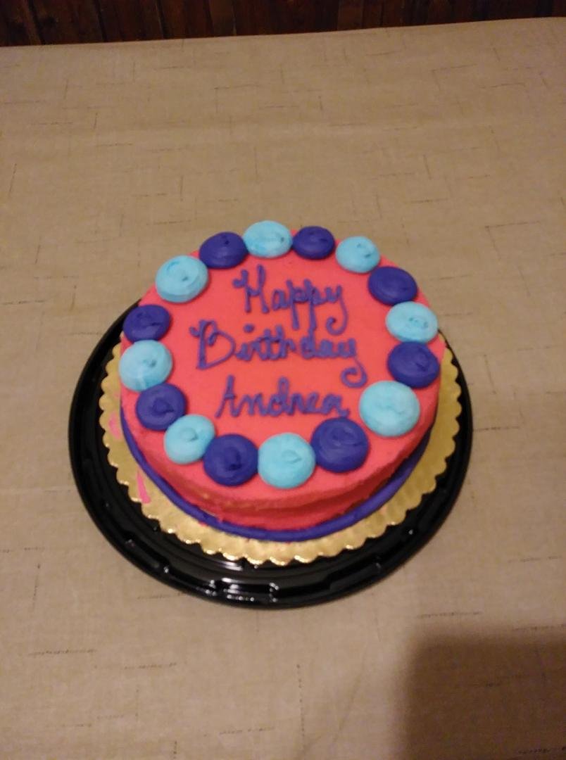 Happy birthday Andrea