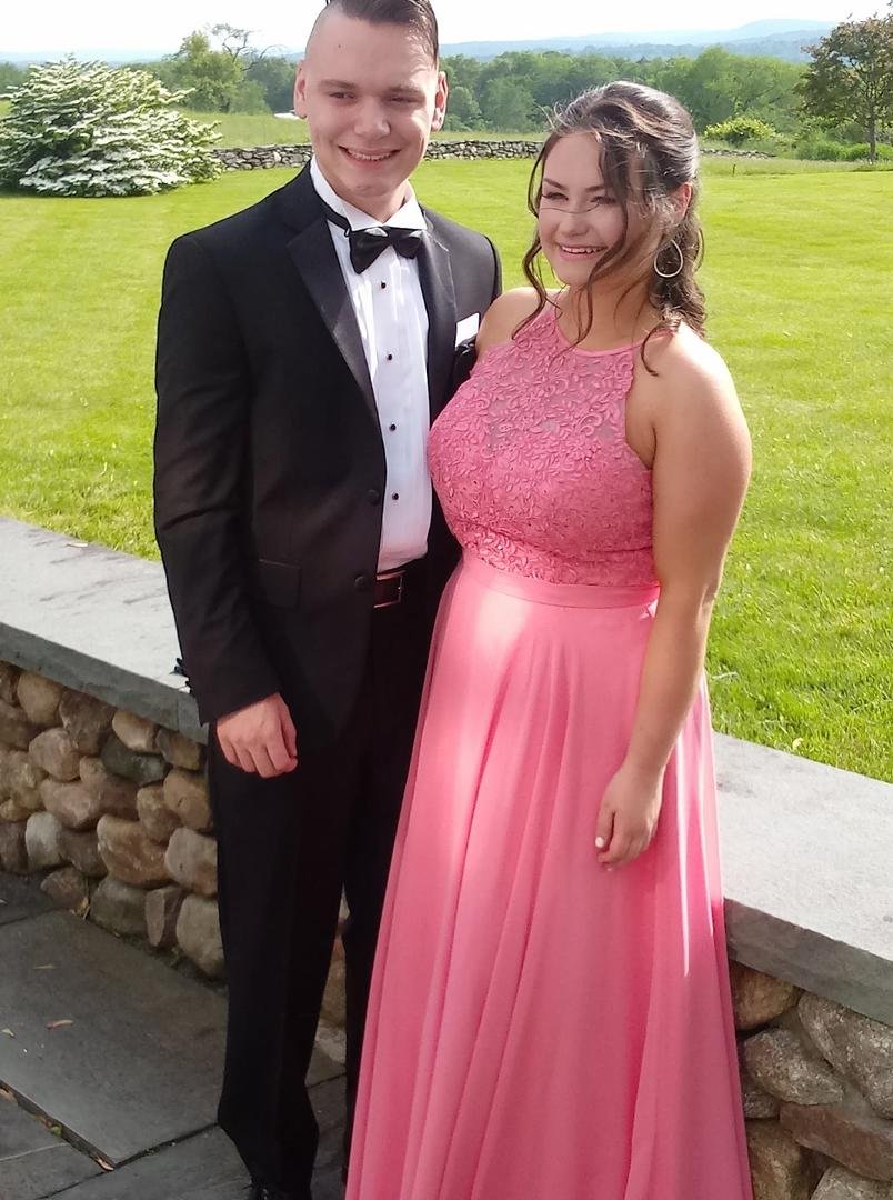 Lil & conner off to the prom at Ethan Allan