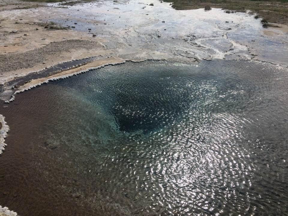 Very hot, clear pool near original "Geysir" geyser.