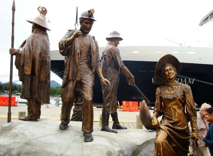 New Ketchikan Monument depicting our heritage