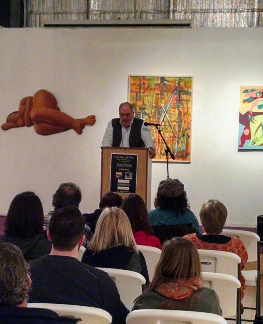 Christopher Buckley reading at the San Gabriel Valley Literary Festival