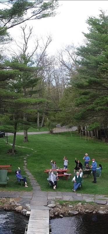 Holiday weekend at Lake wall and Walenwalpack PA