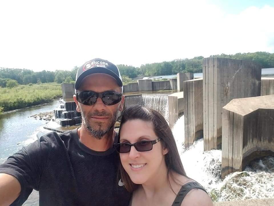 My boy and fiance, Stacey