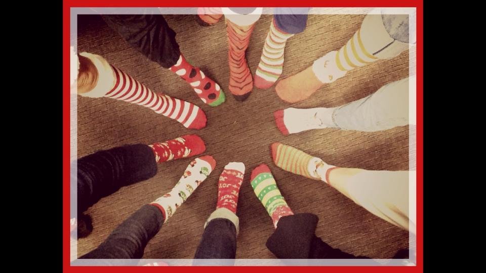 Christmas sock day