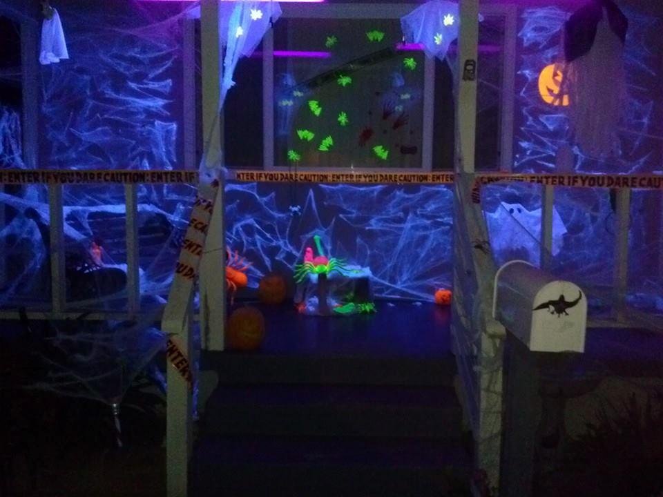 Our decorations almost done ! HAPPY HALLOWEEN! !!!!