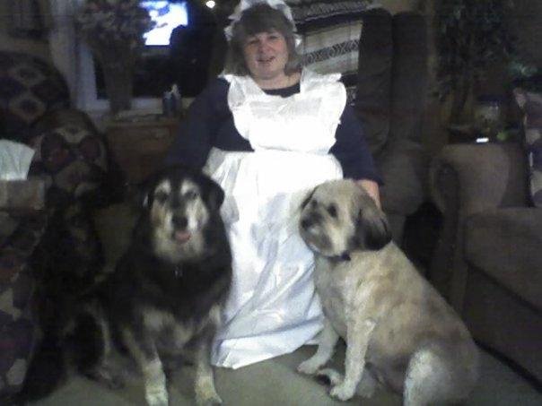 to all our freinds and familys we wish all a marry christmas from the wife,the girl dogs and me santa