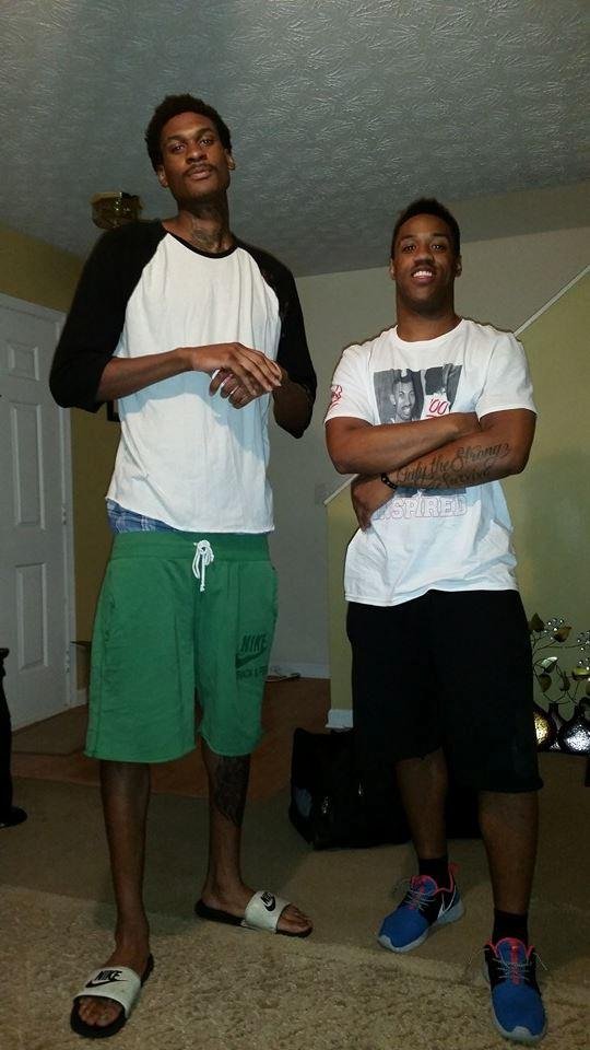 Tyler and D, my son's best friend.