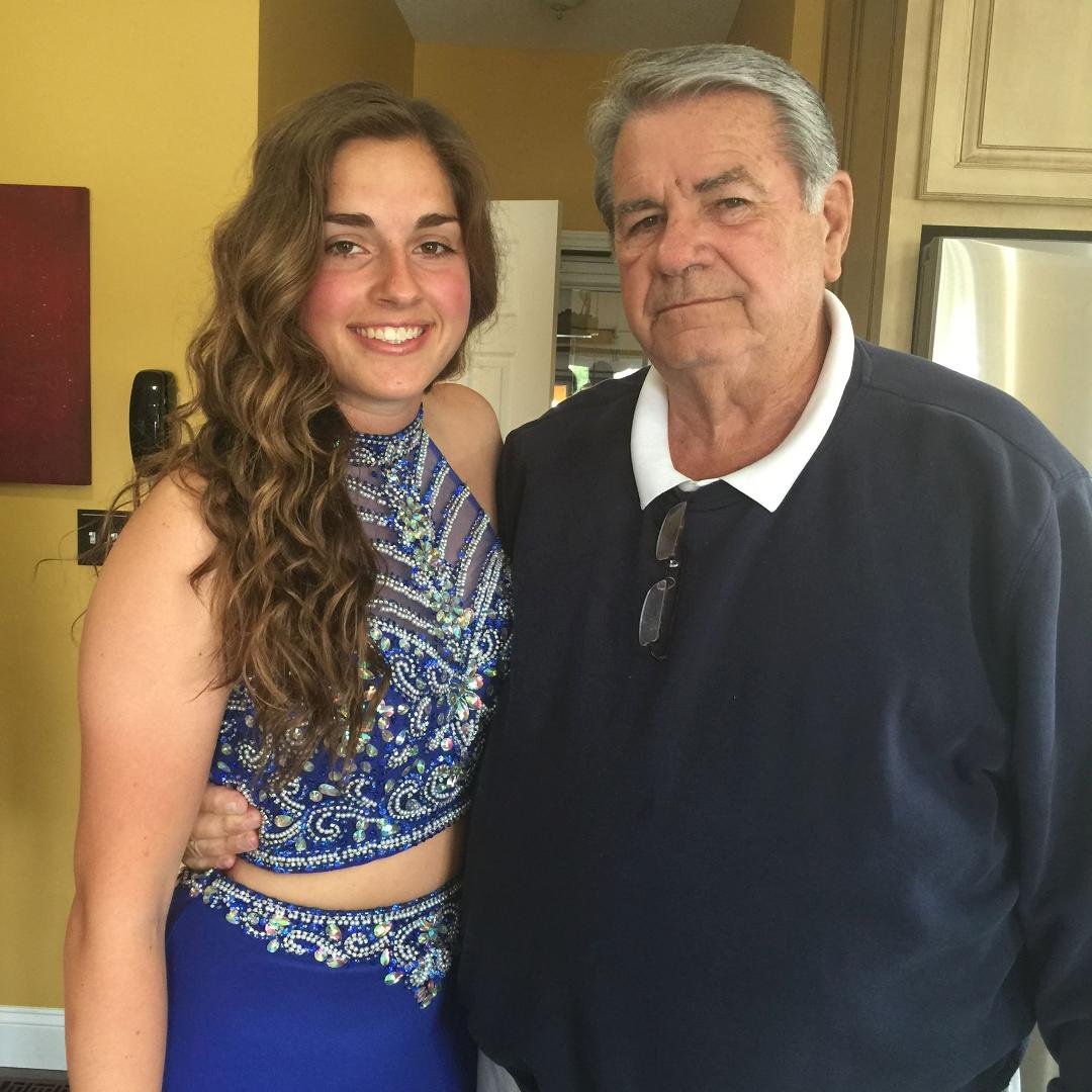 Grandpa and Syd before prom