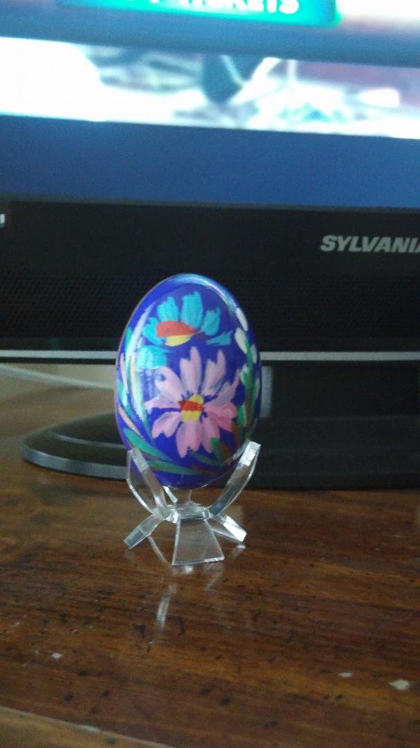 Nothing says Easter more than a wooden egg from the Broadway Market. Happy Easter! Thanks Tammy Kay