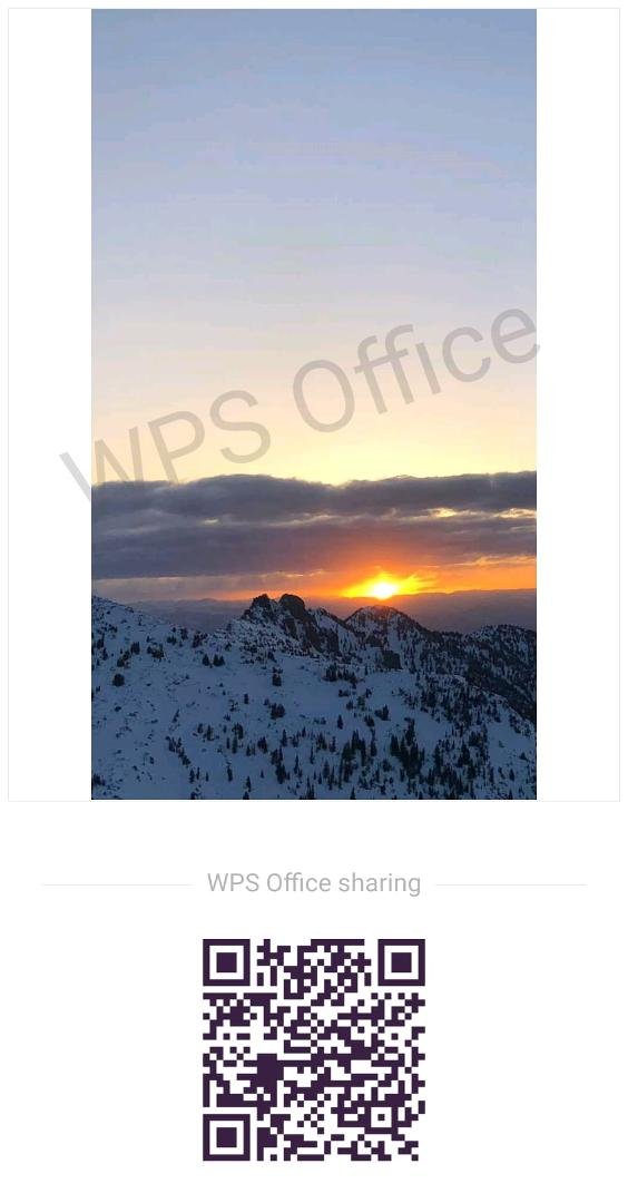 Not sure if it is sunrise or sunset but it is from a friend who is in Utah....