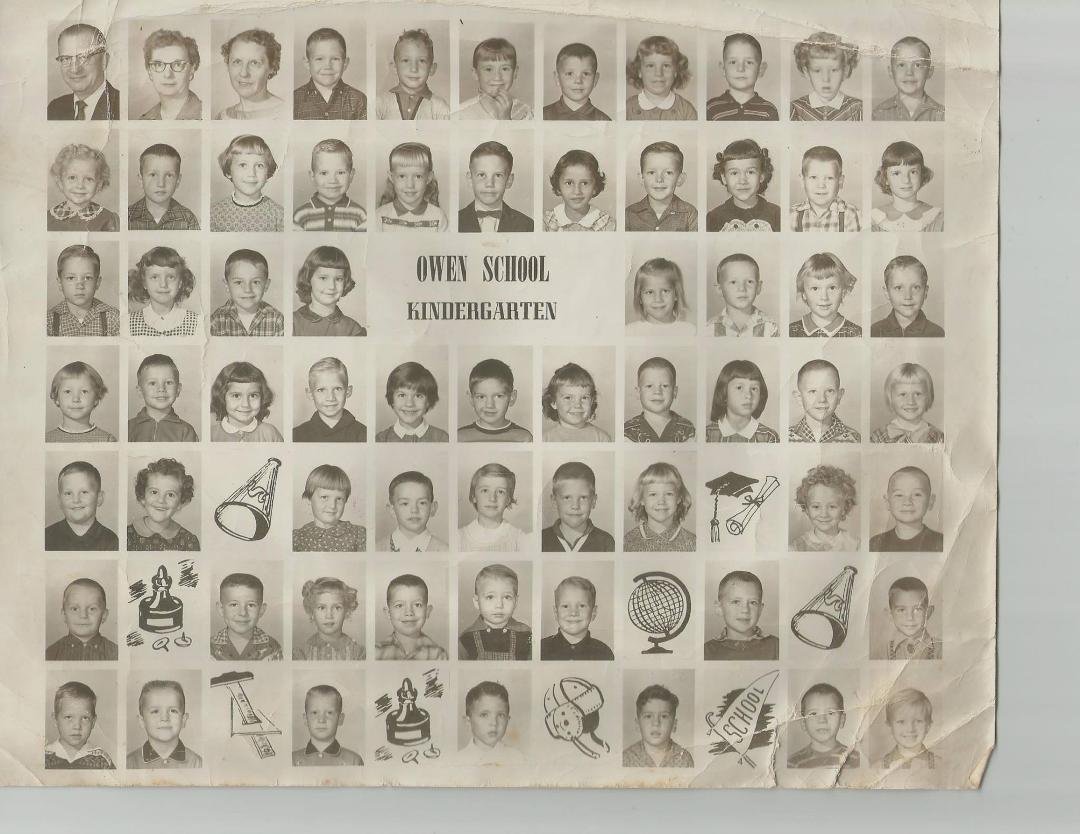 Paul Stokes, here is our Kindergarten pic