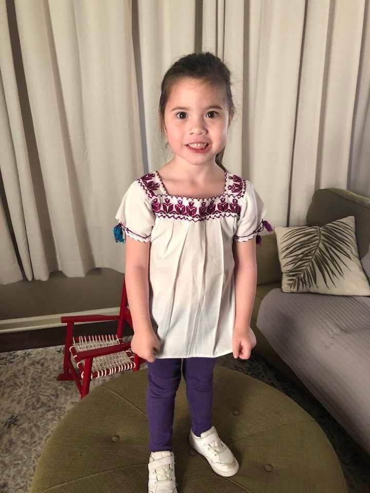 HAPPY CINCO DE MAYO!!!!!’ Nubia’s top from Mexico that she shared with Lexi. (It doesn’t fit either one anymore, but maybe there will be another little girl in our far future 🤣🤣)
50 days and Lexi can buy a new Spanish