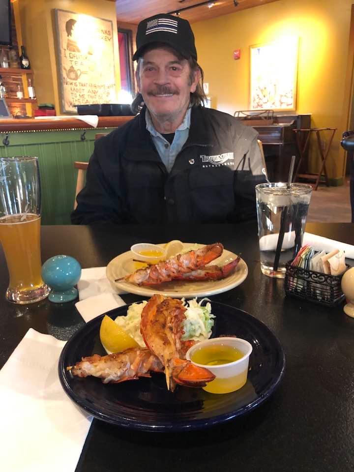 Happy Birthday to my brother, Chip! No lobstah this year. Hope you get your fill of turkey with your Washington family.