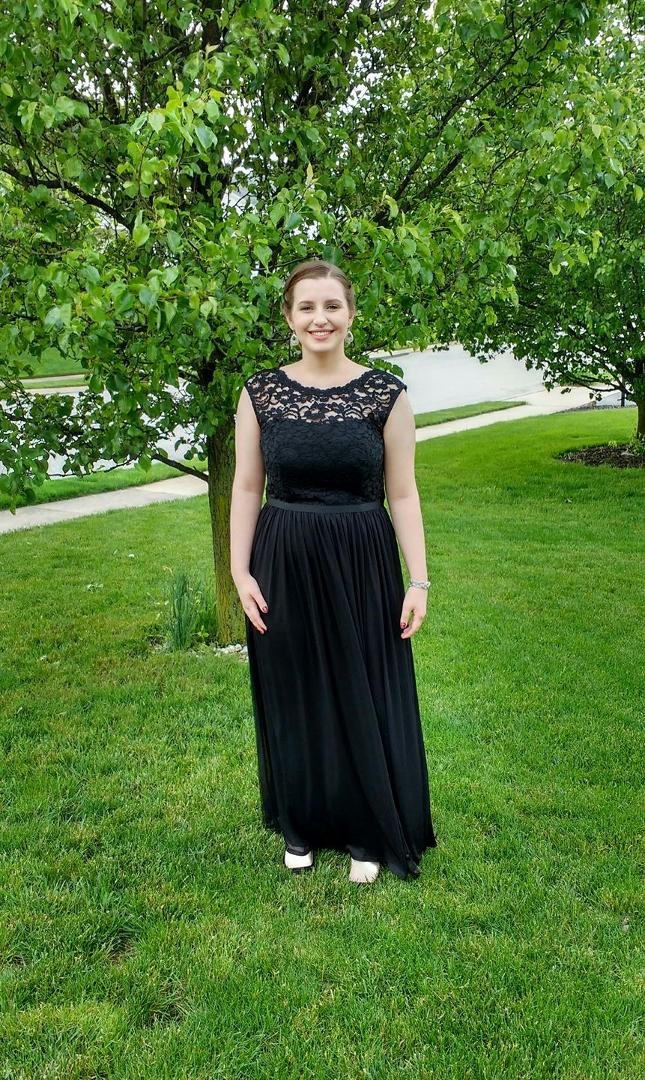 Our beautiful daughter ready for her formal!
