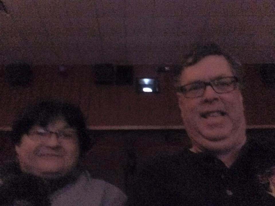 Cheryl and I are having a movie date. First one in about a year