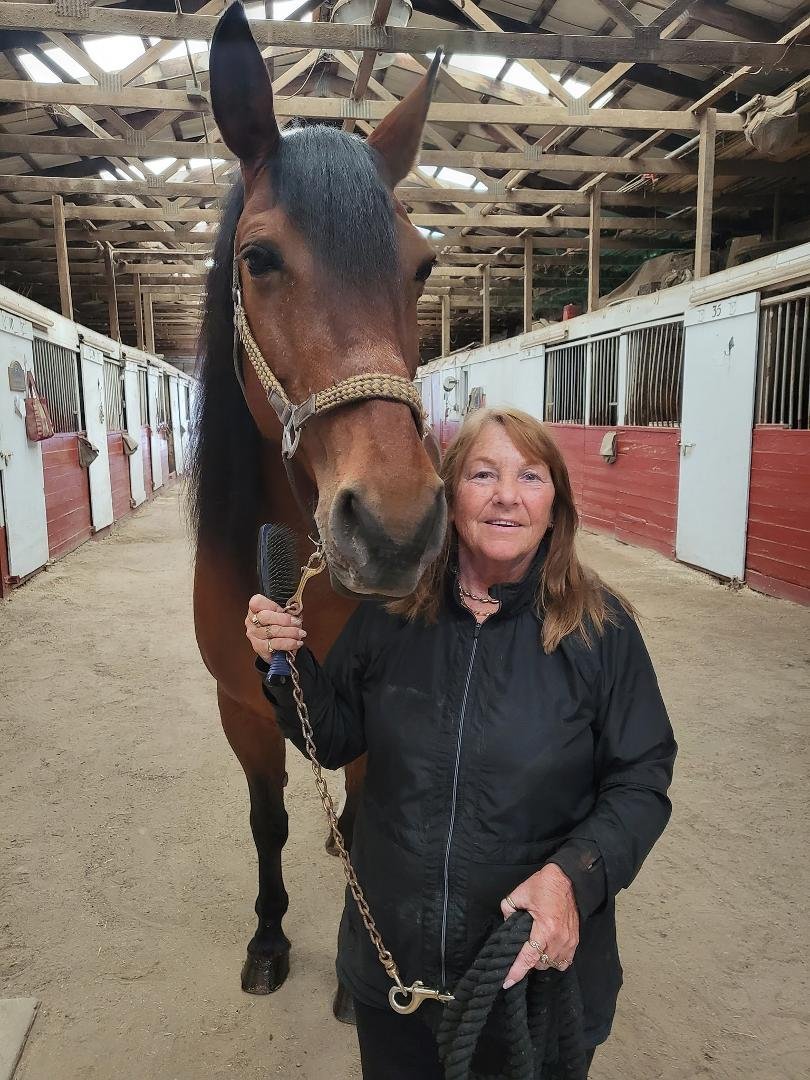 Sandy Collins-Engebretsen and Fancy